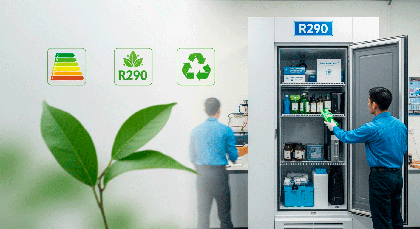 R290 en palabras simples: por qué el refrigerante de hidrocarburos es mejor para tu negocio