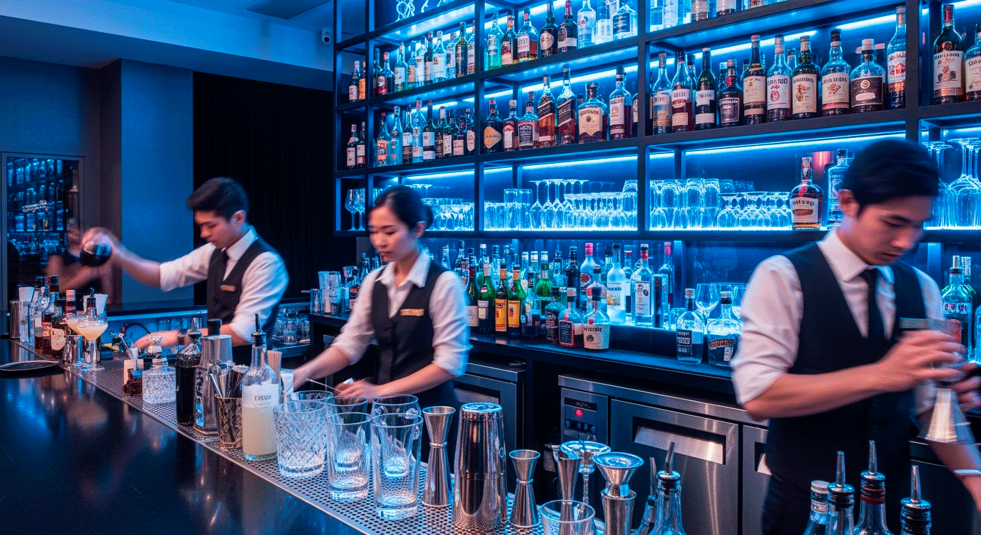 ¿Bar rápido o coctelería de autor? Configura tu back bar para vender más en horas pico